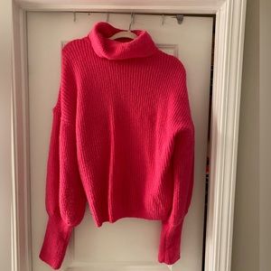 Hot pink sweater